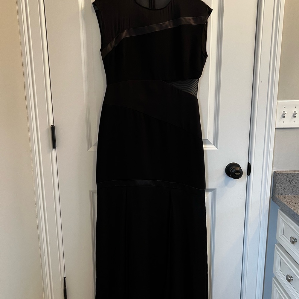 Halston Heritage Black Evening Dress